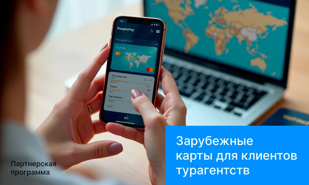  Зарубежные карты PeoplePay для турагентств: Рост лояльности, конверсии, чека 