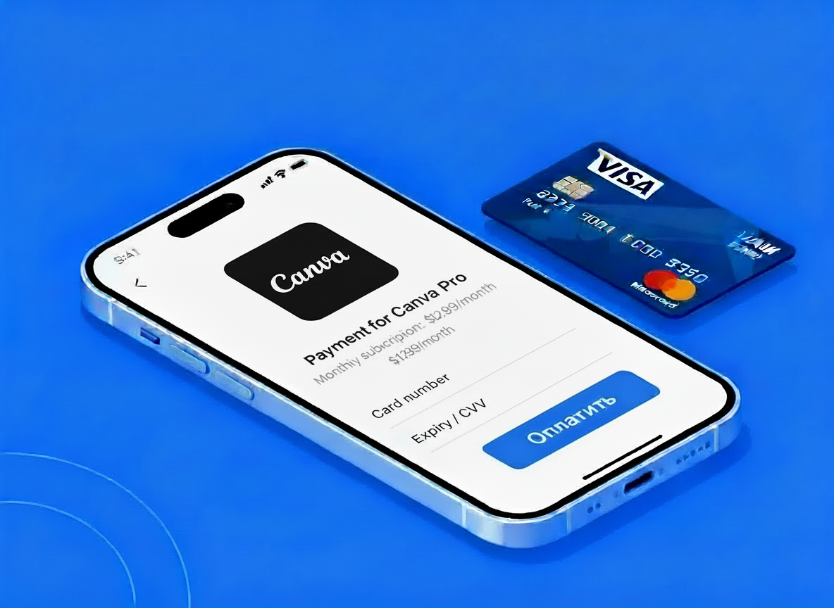 Виртуальная карта для оплаты сервисов и подписок онлайн